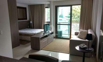 Flat com 1 quarto à venda na Estrada dos Bandeirantes, Jacarepaguá, Rio de Janeiro, 34 m2 por R$ 270.000