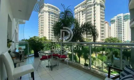 Apartamento com 3 quartos à venda na avenida malibu, barra da tijuca, rio de janeiro, 106 m2 por r$ 1.200.000