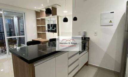 Studio com 1 dormitório para alugar, 38 m² por R$ 3.345,23/mês - Maia - Guarulhos/SP