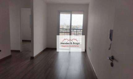 Apartamento com 2 dormitórios, 46 m² - venda por R$ 420.000,00 ou aluguel por R$ 2.561,24/mês - Vila Galvão - Guarulhos/SP