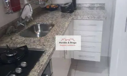Apartamento com 3 dormitórios à venda, 66 m² por R$ 550.000,00 - Vila Augusta - Guarulhos/SP