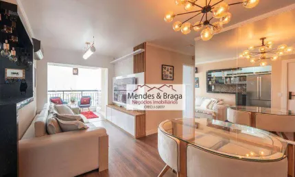 Apartamento com 2 dormitórios à venda, 71 m² por R$ 699.000,00 - Vila Augusta - Guarulhos/SP