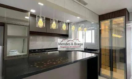 Apartamento com 3 dormitórios à venda, 122 m² por r$ 1.350.000,00 - jardim flor da montanha - guarulhos/sp
