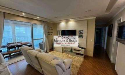 Apartamento com 3 dormitórios à venda, 110 m² por R$ 1.350.000,00 - Vila Augusta - Guarulhos/SP