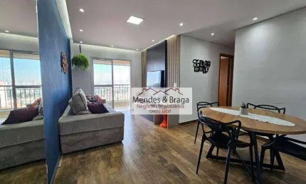 Apartamento com 3 dormitórios à venda, 74 m² por R$ 640.000,00 - Ponte Grande - Guarulhos/SP
