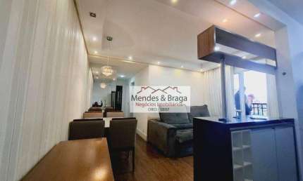 Apartamento com 2 dormitórios para alugar, 50 m² por R$ 3.034,14/mês - Vila Augusta - Guarulhos/SP