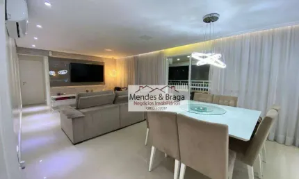 Apartamento com 3 dormitórios à venda, 128 m² por r$ 1.500.000,00 - vila augusta - guarulhos/sp