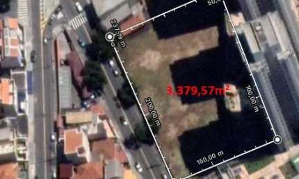 Terreno comercial para alugar na Vila Alzira, Santo André 
