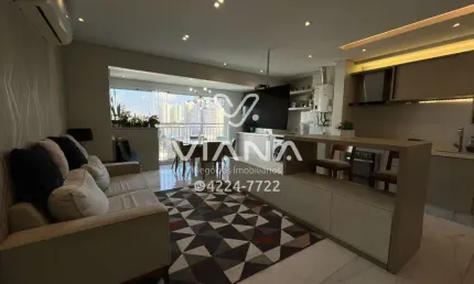 Apartamento 2 Quartos com Suíte, Sacada Gourmet e Lazer Completo no Bairro Santa Paula - São Caetano