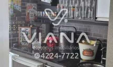 Apartamento à venda e locação no Espaço Cerâmica com 2 suítes, 2 vagas, sacada gourmet e lazer