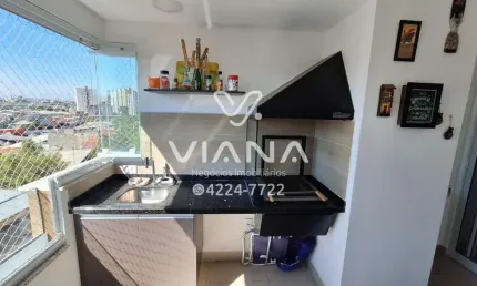 Apartamento com 2 suítes e varanda gourmet no bairro fundação em são caetano