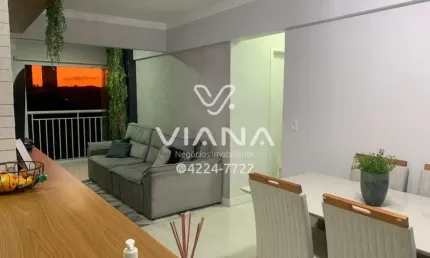 Apartamento 2 dormitórios com suíte e 3 vagas no bairro fundação - torre única com lazer