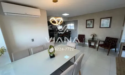 Apartamento com Varanda Gourmet e 3 Suítes no Bairro Barcelona - Torre Única e 122m² de Conforto