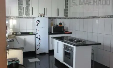 Casa para venda em santo andré, vila curuça, 3 dormitórios, 3 suítes, 1 banheiro, 10 vagas