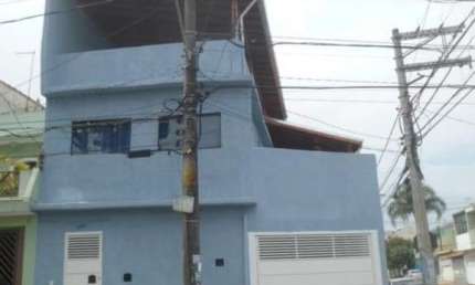 Sobrado para Venda em Santo André, Parque Novo Oratório, 3 dormitórios, 2 banheiros, 4 vagas