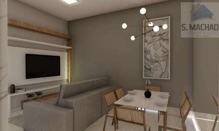 Apartamento para Venda em Santo André, Jardim das Maravilhas, 2 dormitórios, 1 banheiro, 1 vaga