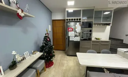 Apartamento para Venda em Santo André, Parque Industriario, 2 dormitórios, 1 suíte, 3 banheiros, 1 vaga