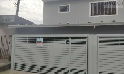 Casa para Locação em Mauá, Jardim Silvia Maria, 3 dormitórios, 1 suíte, 1 banheiro, 2 vagas