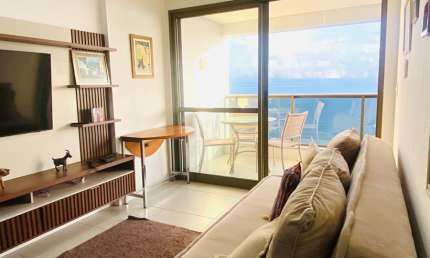 Apartamento à locacao 1/4, varanda, 50m, vaga de garagem