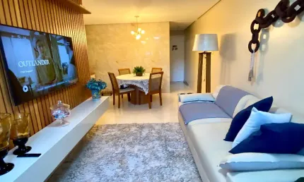 Apartamento à venda, 3/4, suíte, varanda, 80m2,  em Patamares-Bagas garagem soltas