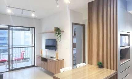 Apartamento 1/4, 45m2, varanda, lavabo, vaga de garagem