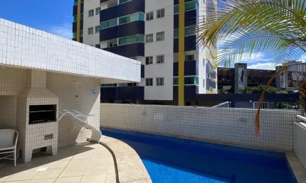 Apartamento para locação, 1/4, sala, varanda, vista mar, vaga garagem