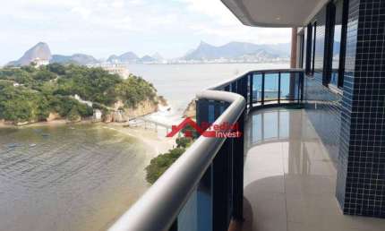 Apartamento com 4 dormitórios, 280 m² - venda por R$ 3.000.000,00 ou aluguel por R$ 18.050,00/mês - Boa Viagem - Niterói/RJ
