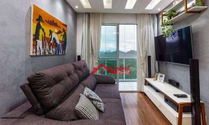 Apartamento com 3 dormitórios à venda, 68 m² por R$ 350.000 - Maria Paula - São Gonçalo/Rio de Janeiro