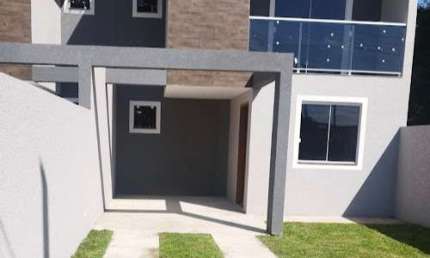 Casa com 3 quartos à venda na Rua João Ribeiro Camargo, 286, Campo Pequeno, Colombo, 104 m2 por R$ 500.000