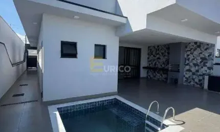 Moderna casa térrea para venda no condomínio phytus