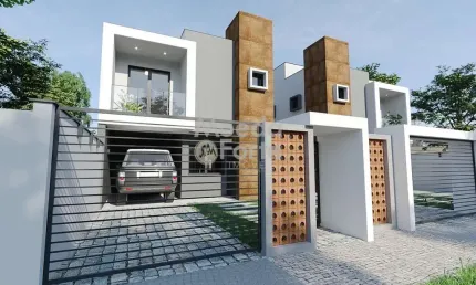 Casa em condomínio fechado com 3 quartos à venda na rua mato grosso, 1536, portão, curitiba por r$ 757.599