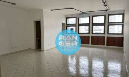 Sala para alugar, 50 m² 2 banheiros e 1 vaga por R$ 3.100/mês - Vila Matias - Santos/SP