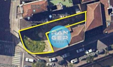 Terreno à venda, 420 m² por R$ 899.000,00 - Vila Matias - Santos/SP