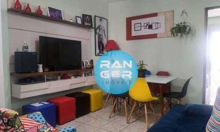 Apartamento com 1 dormitório à venda, 51 m² por R$ 350.000,00 - Gonzaga - Santos/SP