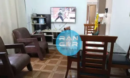 Apartamento com 2 dormitórios à venda, 87 m² por r$ 375.000,00 - campo grande - santos/sp