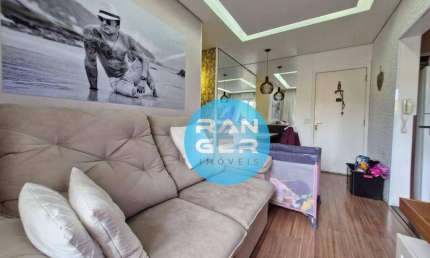 Apartamento com 2 dormitórios à venda, 49 m² por R$ 320.000,00 - Castelo - Santos/SP