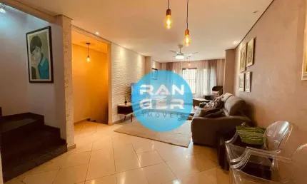 Casa triplex com 3 suítes à venda, 250 m² por R$ 1.276.000 - Marapé - Santos/SP