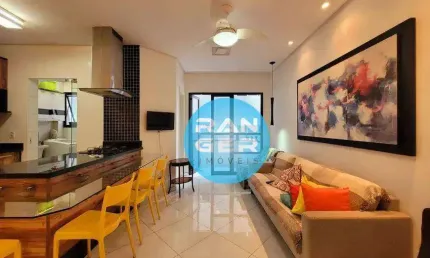 Apartamento 01 quarto à venda, bairro gonzaga, próximo à praia!!