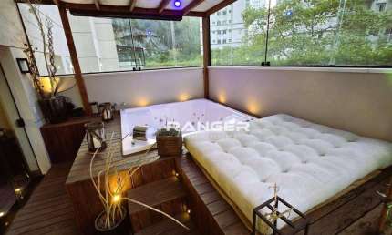 Apartamento Garden com hidromassagem com 2 quartos, 96 m² por R$ 949.000 - Marapé - Santos/SP