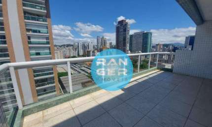 Apartamento com 3 dormitórios à venda, 127 m² por R$ 2.200.000,00 - Boqueirão - Santos/SP