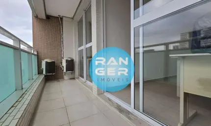 Sala Comercial Mobiliada no melhor prédio comercial de Santos.