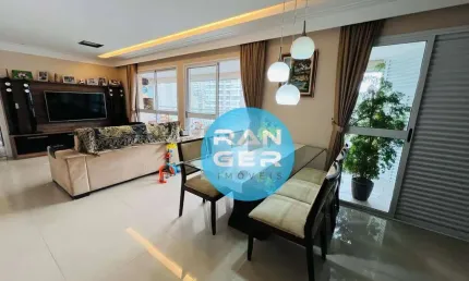 Apartamento com 3 dormitórios à venda, 140 m² por R$ 1.900.000 - Gonzaga - Santos/SP