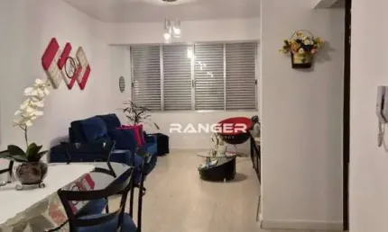 Apartamento 1 dormitório, 1 Vaga, Vista Mar à venda- José Menino - Santos/SP