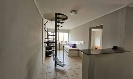 Apartamento duplex, 2 dormitórios, 1 vaga - josé menino - santos/sp