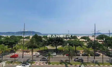 Apartamento 3 dormitórios, 1 vaga, vista mar - pompéia - santos/sp