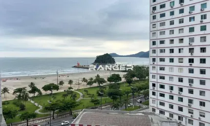 Apartamento 3 dormitórios com vista Mar - José Menino - Santos