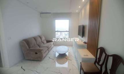 Apartamento com 2 dormitórios para alugar, 74 m² por R$ 7.000/mês - Embaré - Santos/SP