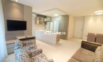 Apartamento com 1 dormitório para alugar, 68 m² por R$ 6.500,00/mês - Aparecida - Santos/SP