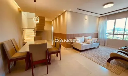 Cobertura com 3 dormitórios à venda, 241 m² por R$ 1.370.000,00 - Boqueirão - Santos/SP