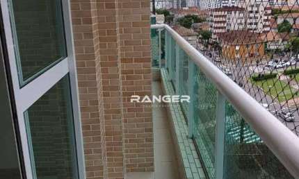 Apartamento com 1 dormitório para alugar, 51 m² por R$ 3.900,00/mês - Gonzaga - Santos/SP